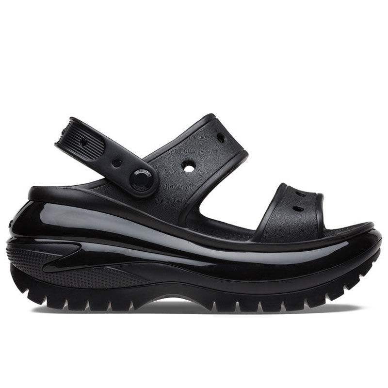 Crocs Ženske sandale Crocs Classic Mega Crush, Crne