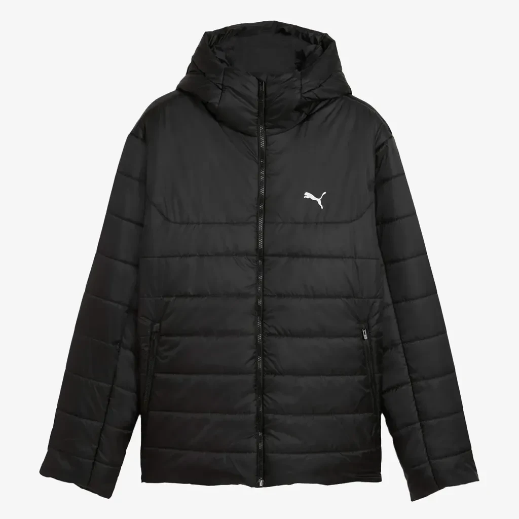 Puma Muška jakna Ess Hooded Padded, Crne
