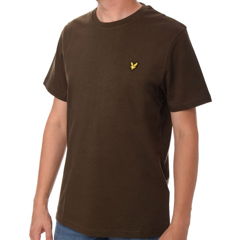 Lyle And Scott Muška majica Plain, Smeđa
