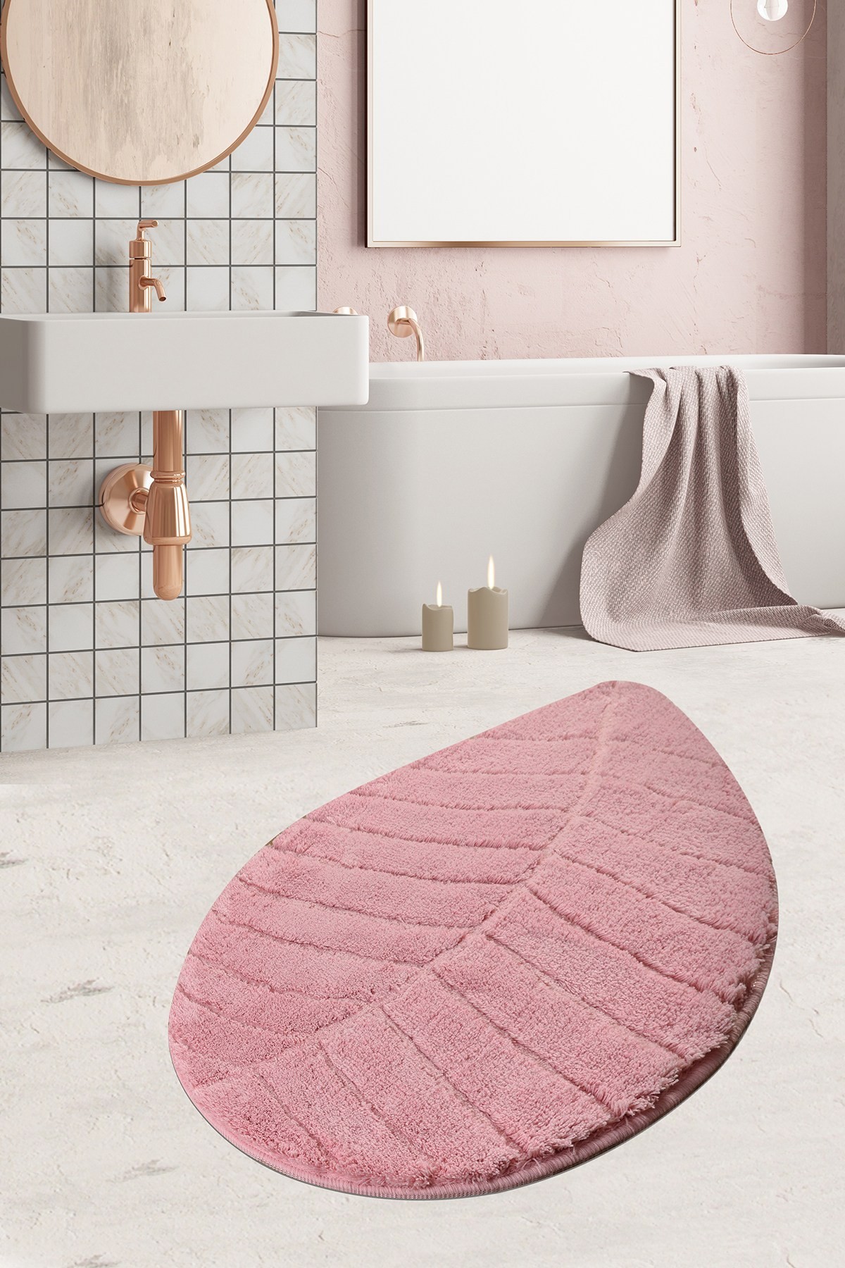 L'essentiel Maison Kupaonski tepih 60x100cm Šarene