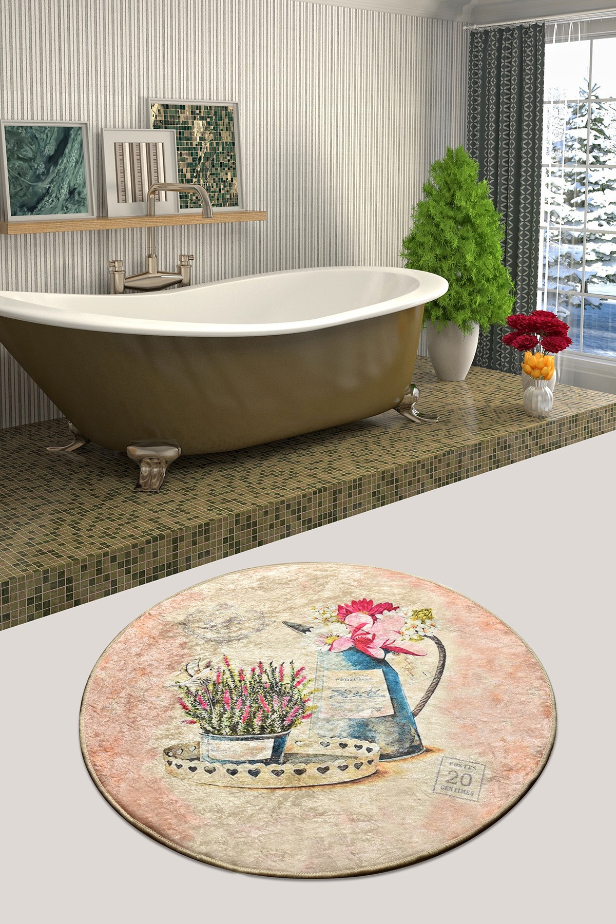 L'essentiel Maison Otirač za kupatilo 100cm Šarene