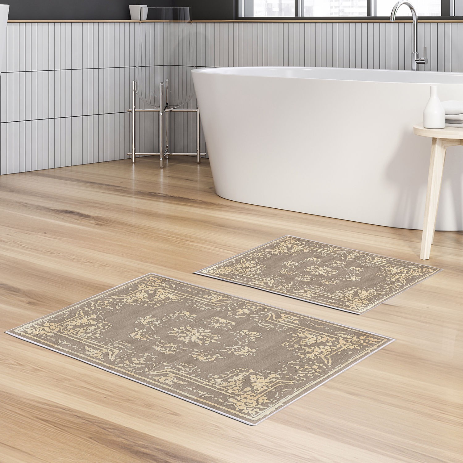 L'essentiel Maison Set od 2 kupaonska tepiha Šarene