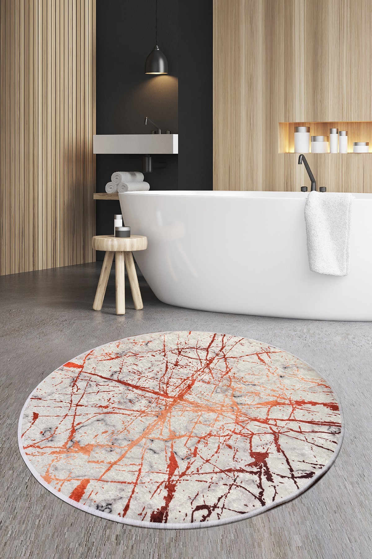 L'essentiel Maison Kupaonski tepih 140cm Šaren