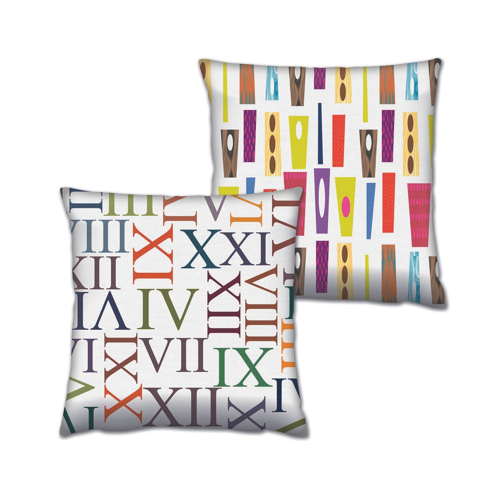 Aberto Design Set od 2 jastuka 43x43cm Šareni