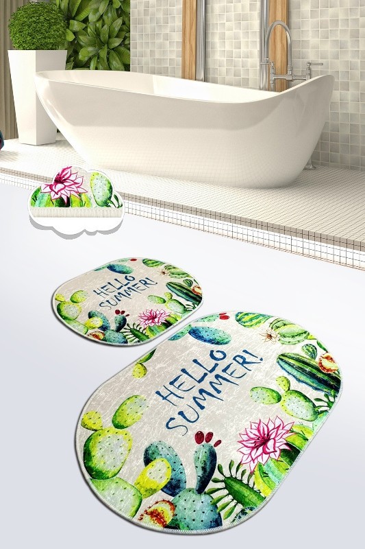 L'essentiel Maison Set od 2 kupaonska tepiha Šarene