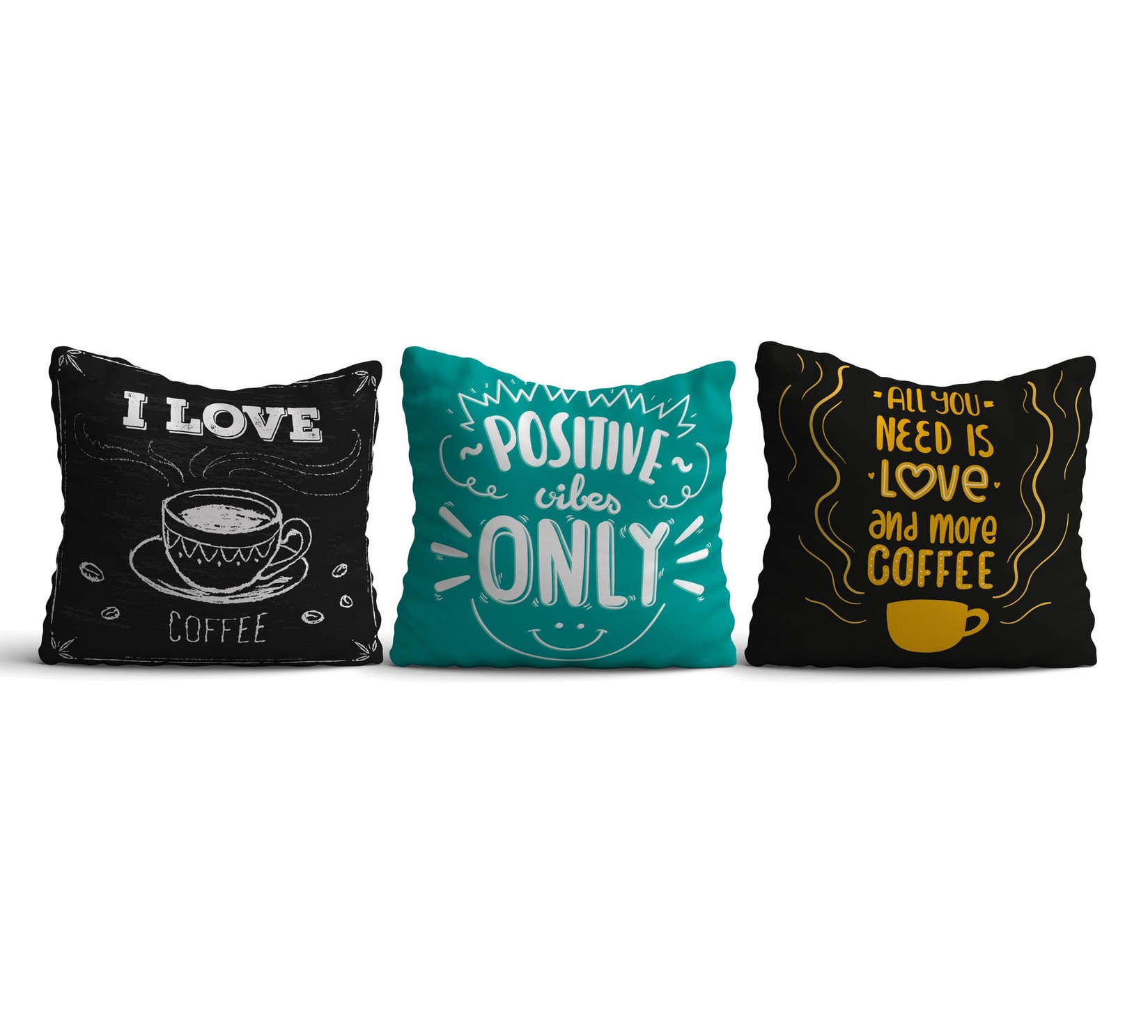 Aberto Design Set od 3 jastučnice 43x43cm Šarene