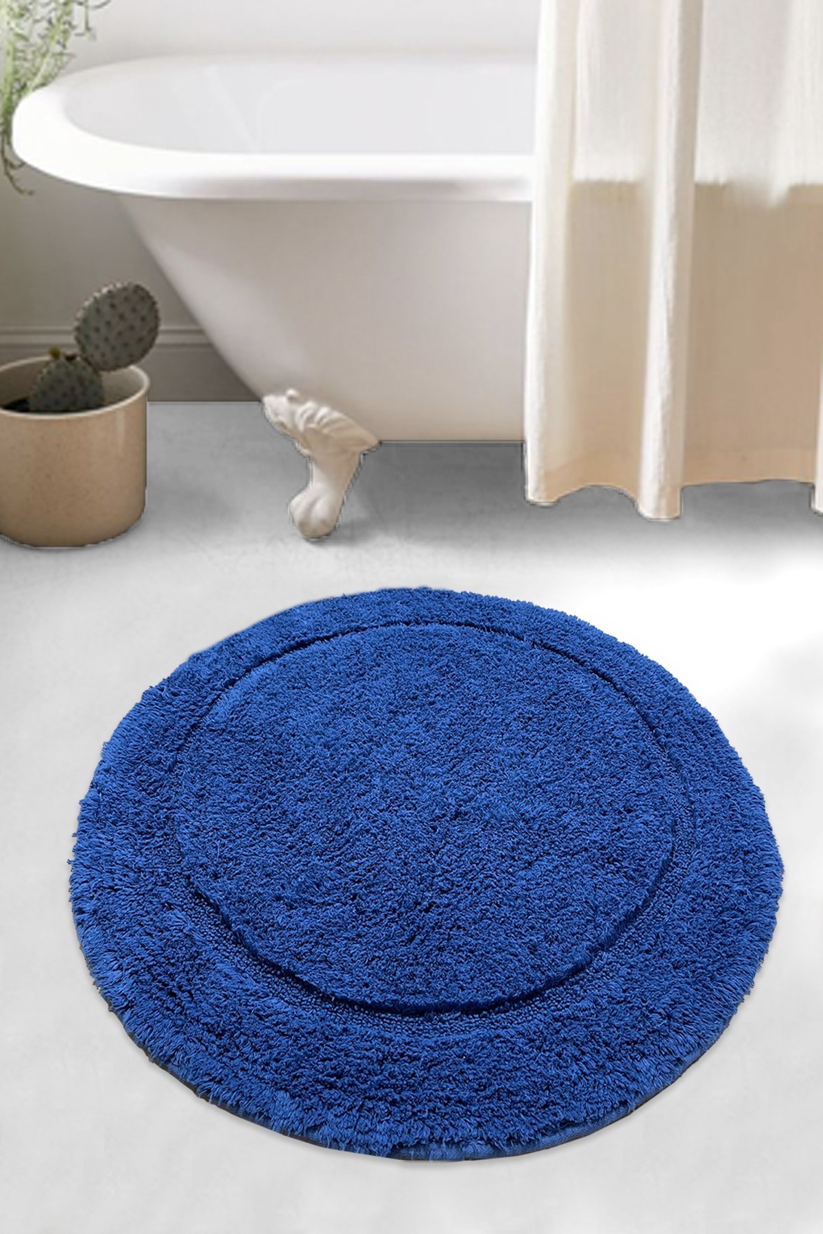 L'essentiel Maison Kupaonski tepih 90x90cm Tamnoplava