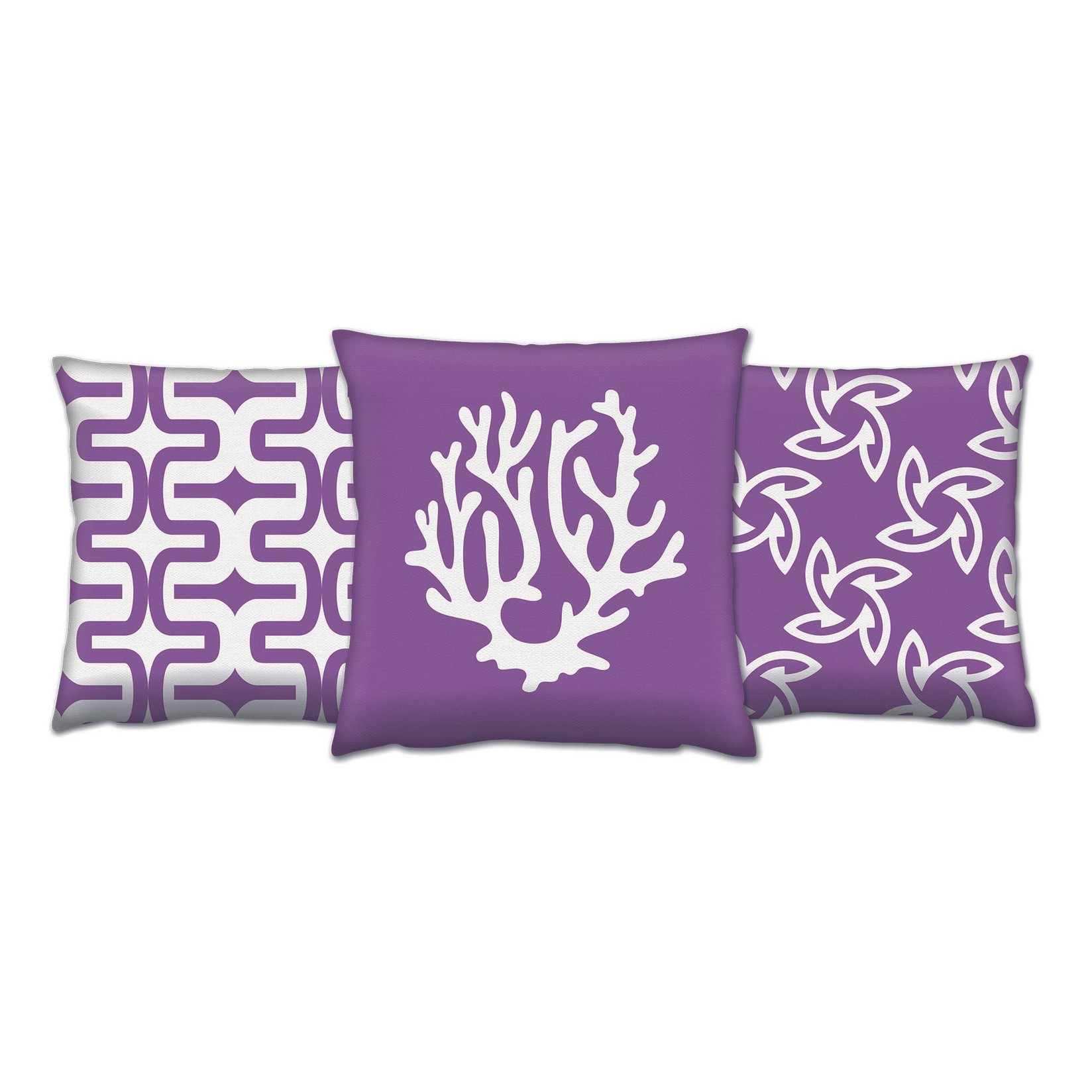 Aberto Design Set od 3 jastuka 43x43cm Šareni