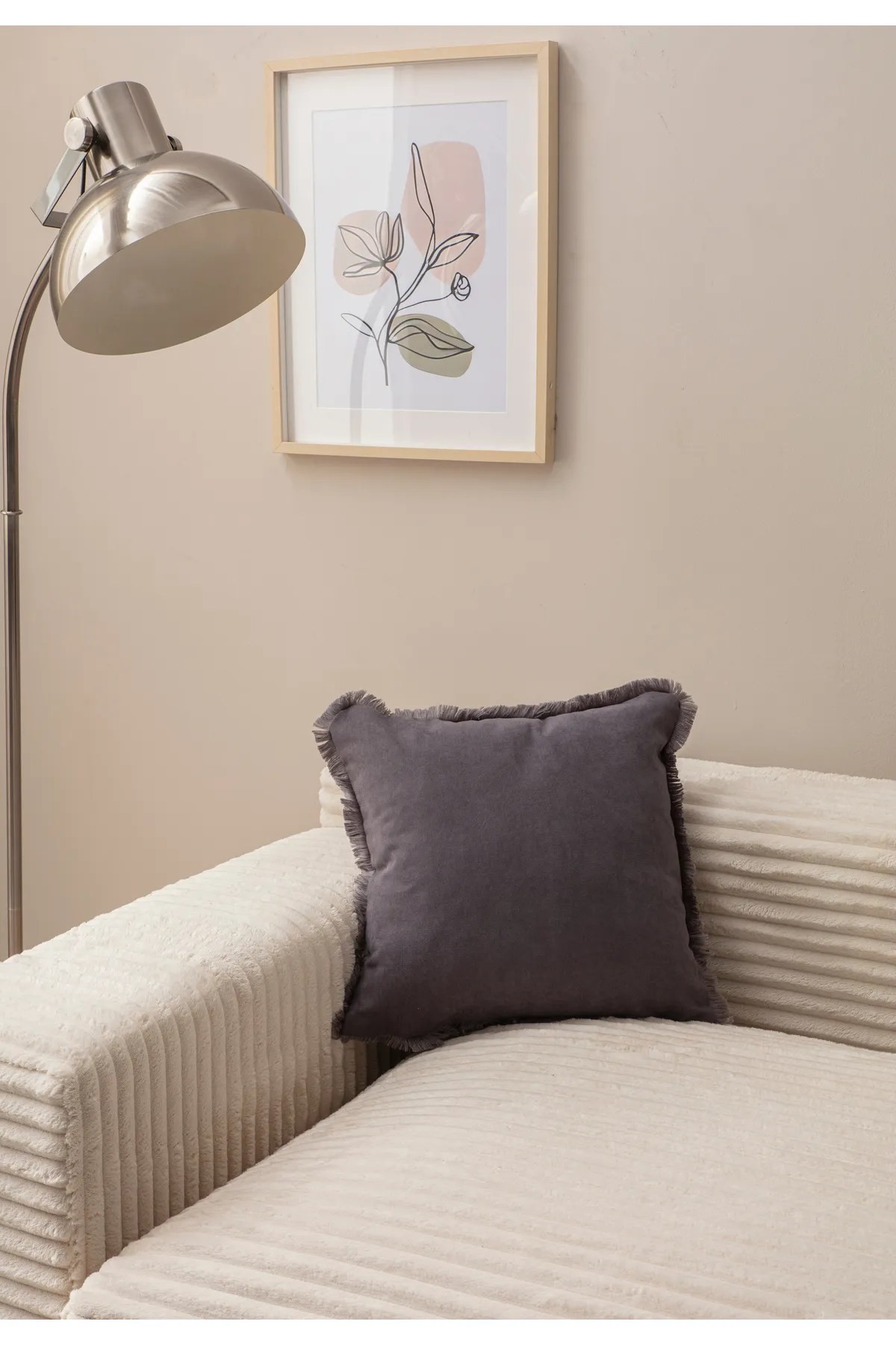 Jastučnica Aberto Design 43x43cm siva