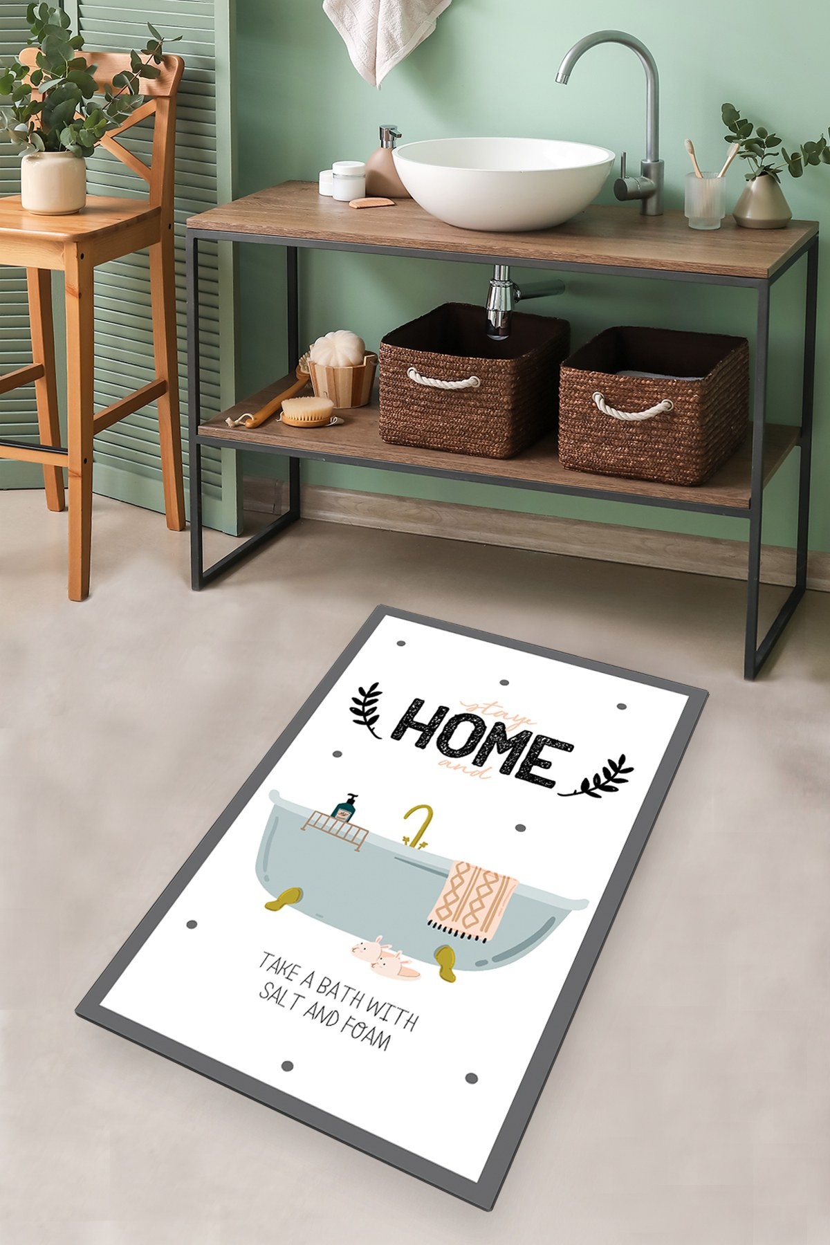 L'essentiel Maison Otirač za kupatilo 70x120cm Šarene