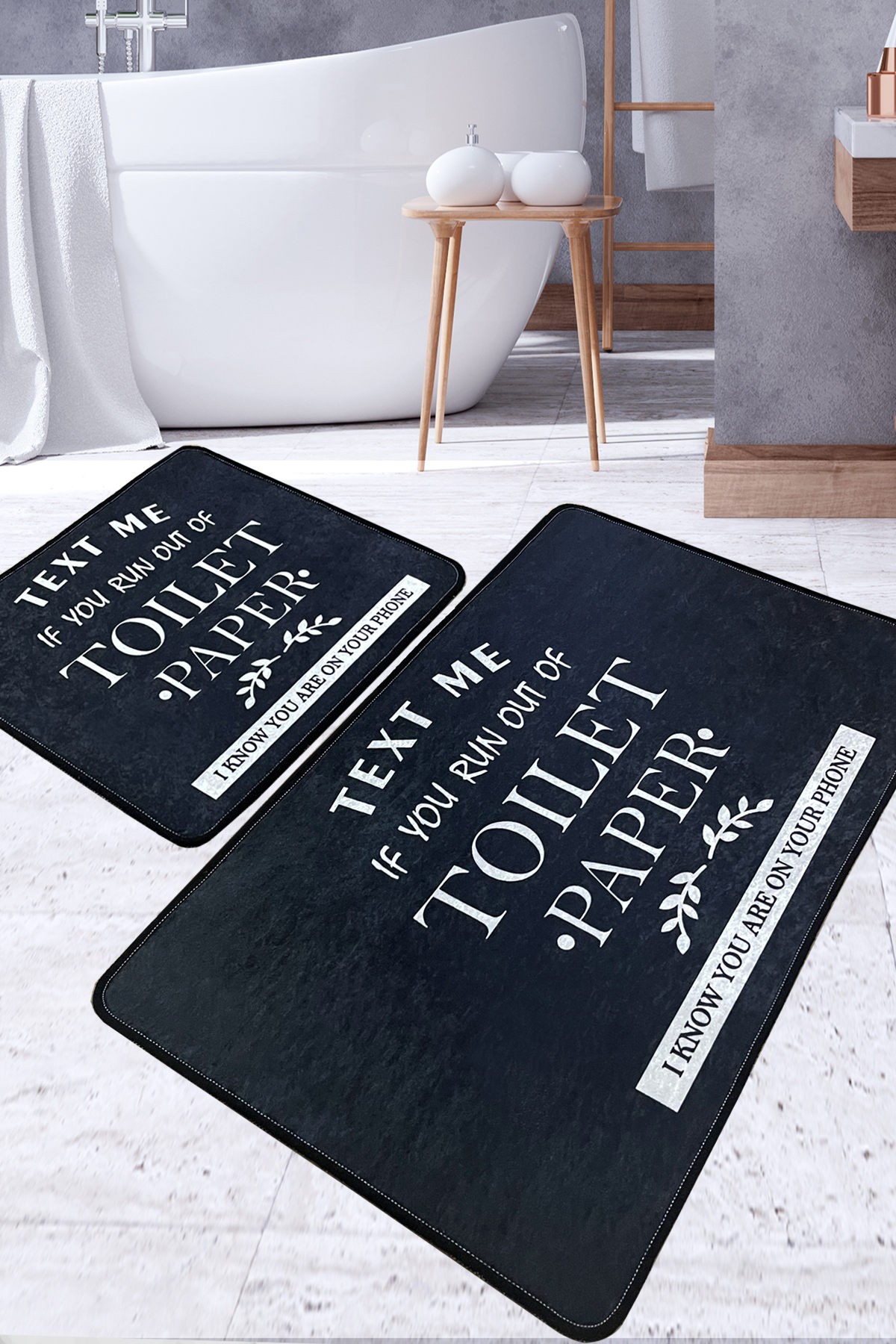 L'essentiel Maison Set od 2 kupaonska tepiha Šarene