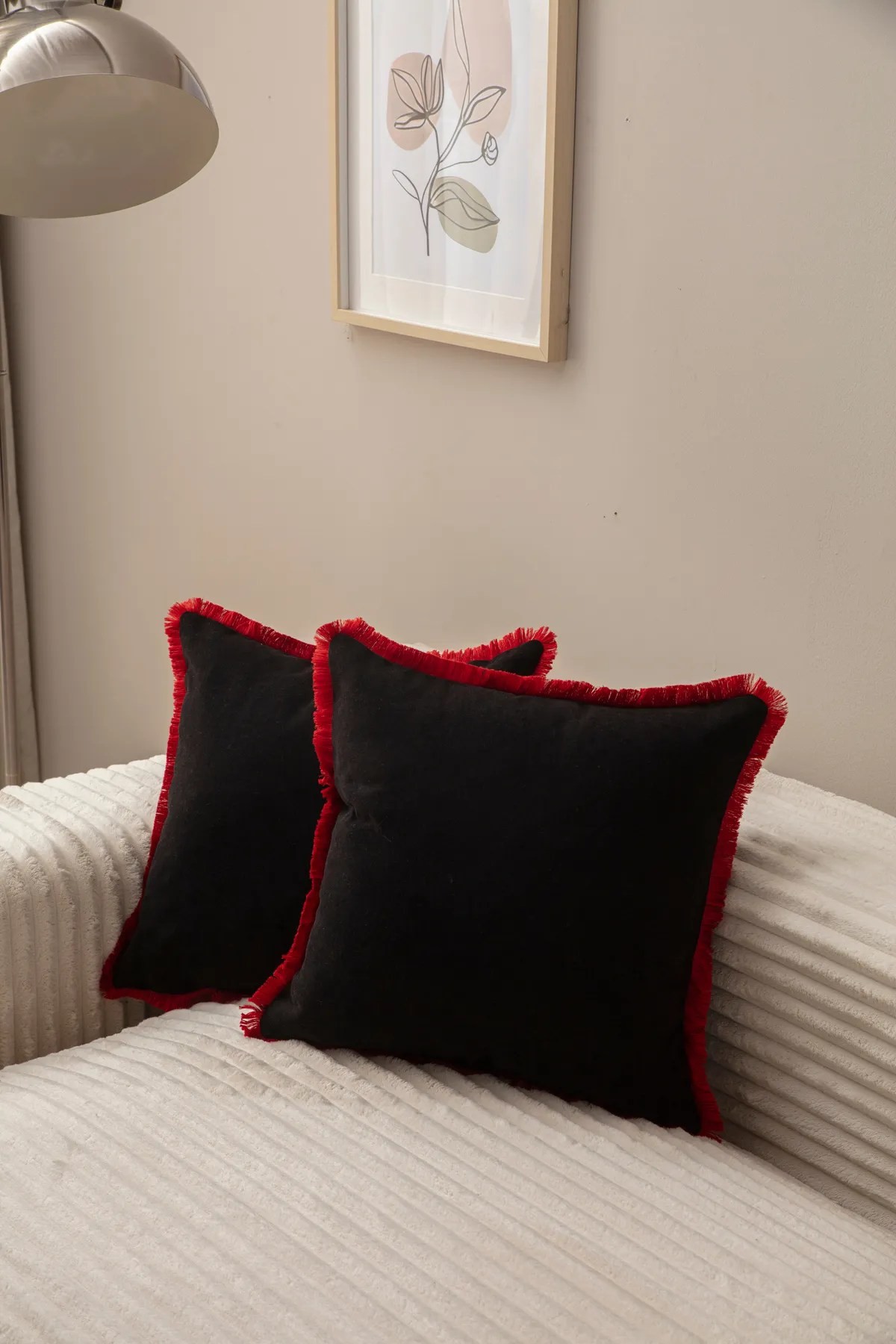 Aberto Design Set od 2 jastučnice 43x43cm Crna