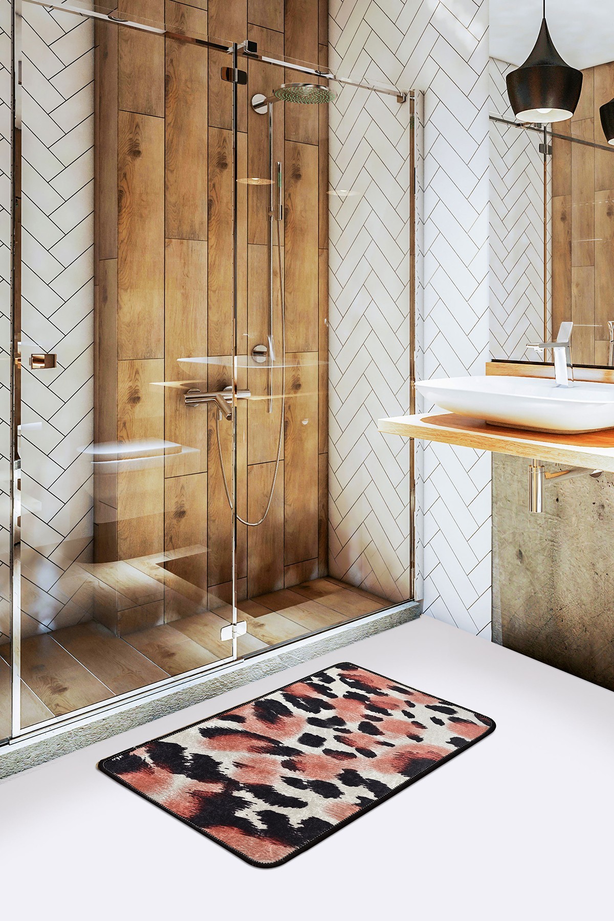 L'essentiel Maison Kupaonski tepih 40x60cm Šarene