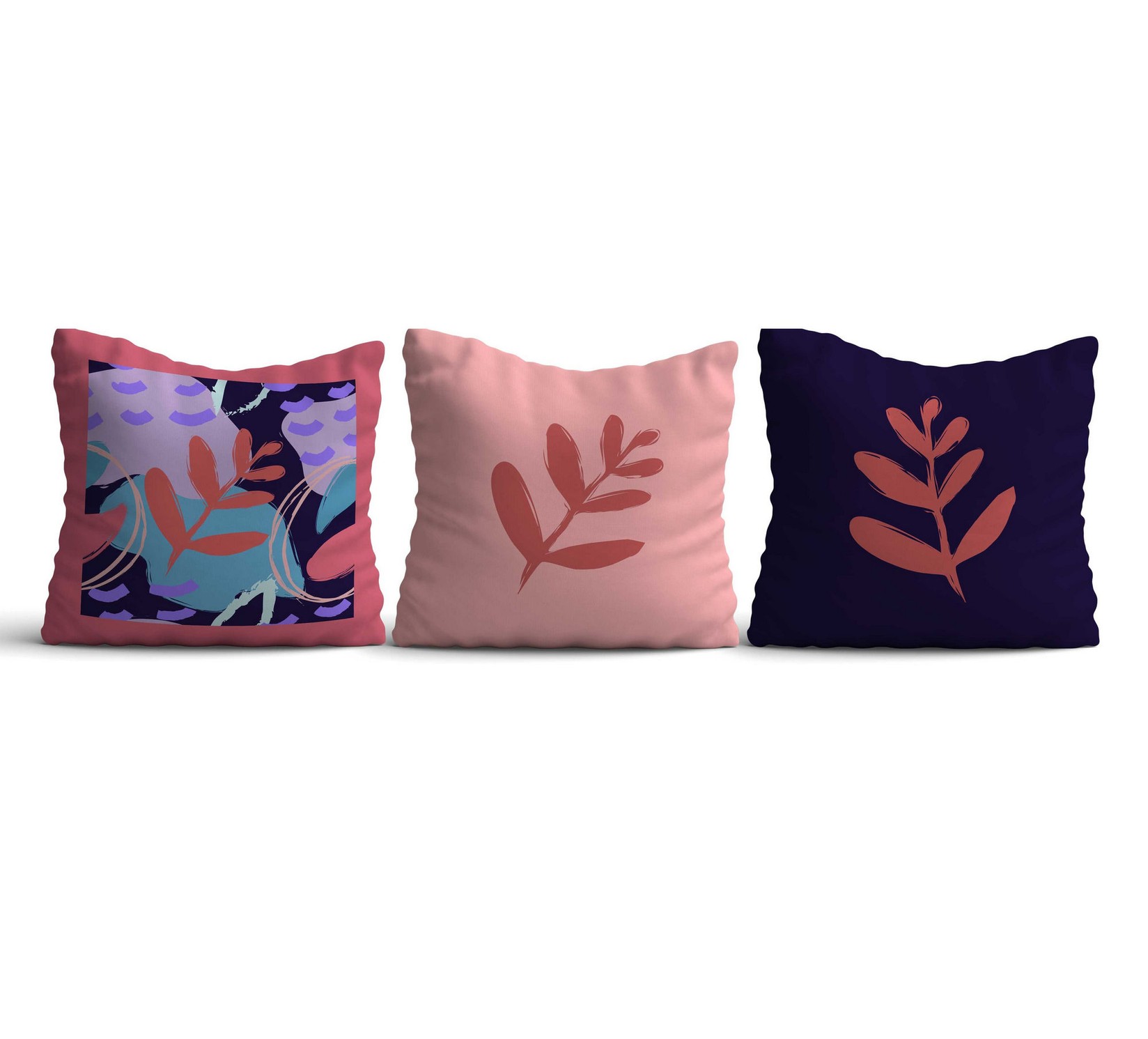 Aberto Design Set od 3 jastučnice 43x43cm Šarene