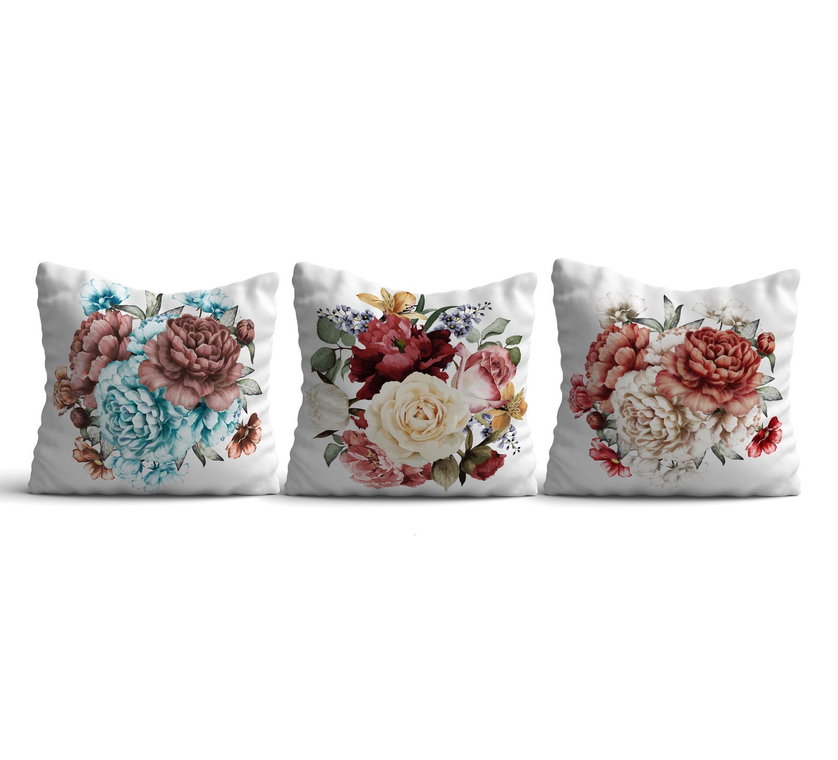 Aberto Design Set od 3 jastučnice 43x43cm Šarene