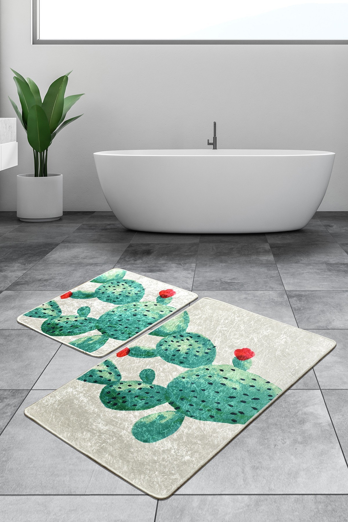 L'essentiel Maison Set od 2 kupaonska tepiha Šarene