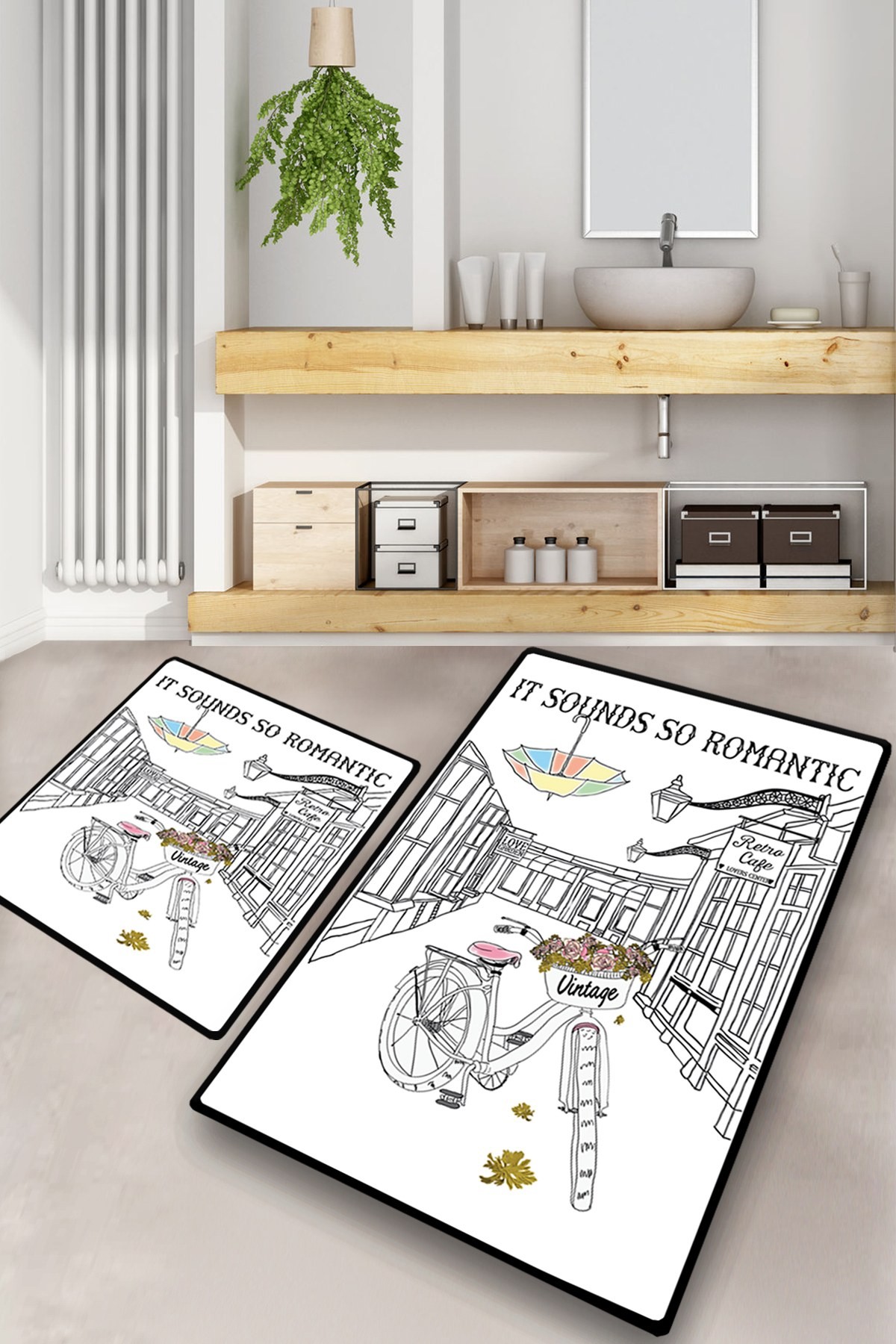 L'essentiel Maison Set od 2 kupaonska tepiha Šarene