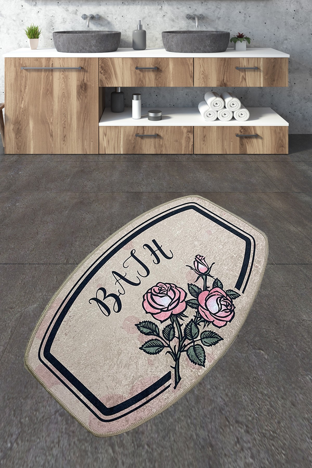 L'essentiel Maison Otirač za kupatilo 70x120cm Šarene