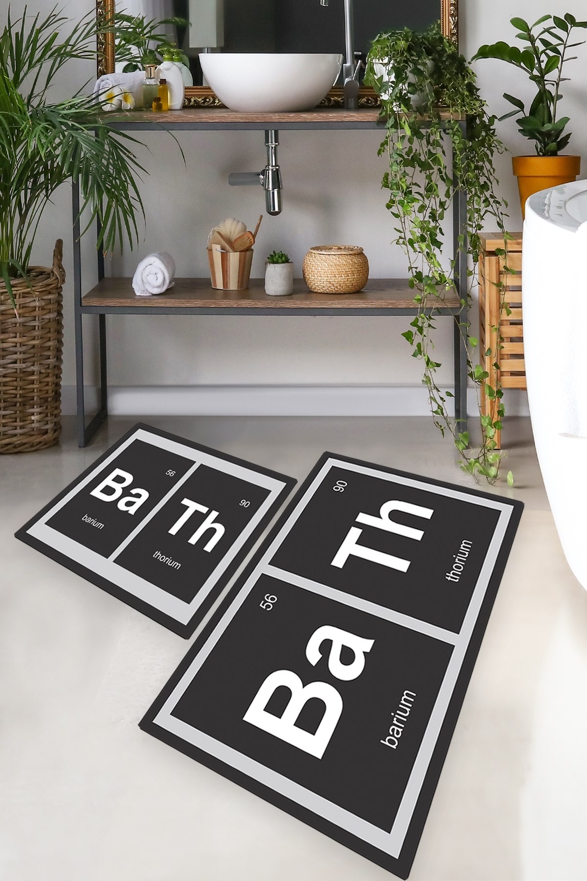 L'essentiel Maison Set od 2 kupaonska tepiha Šarene