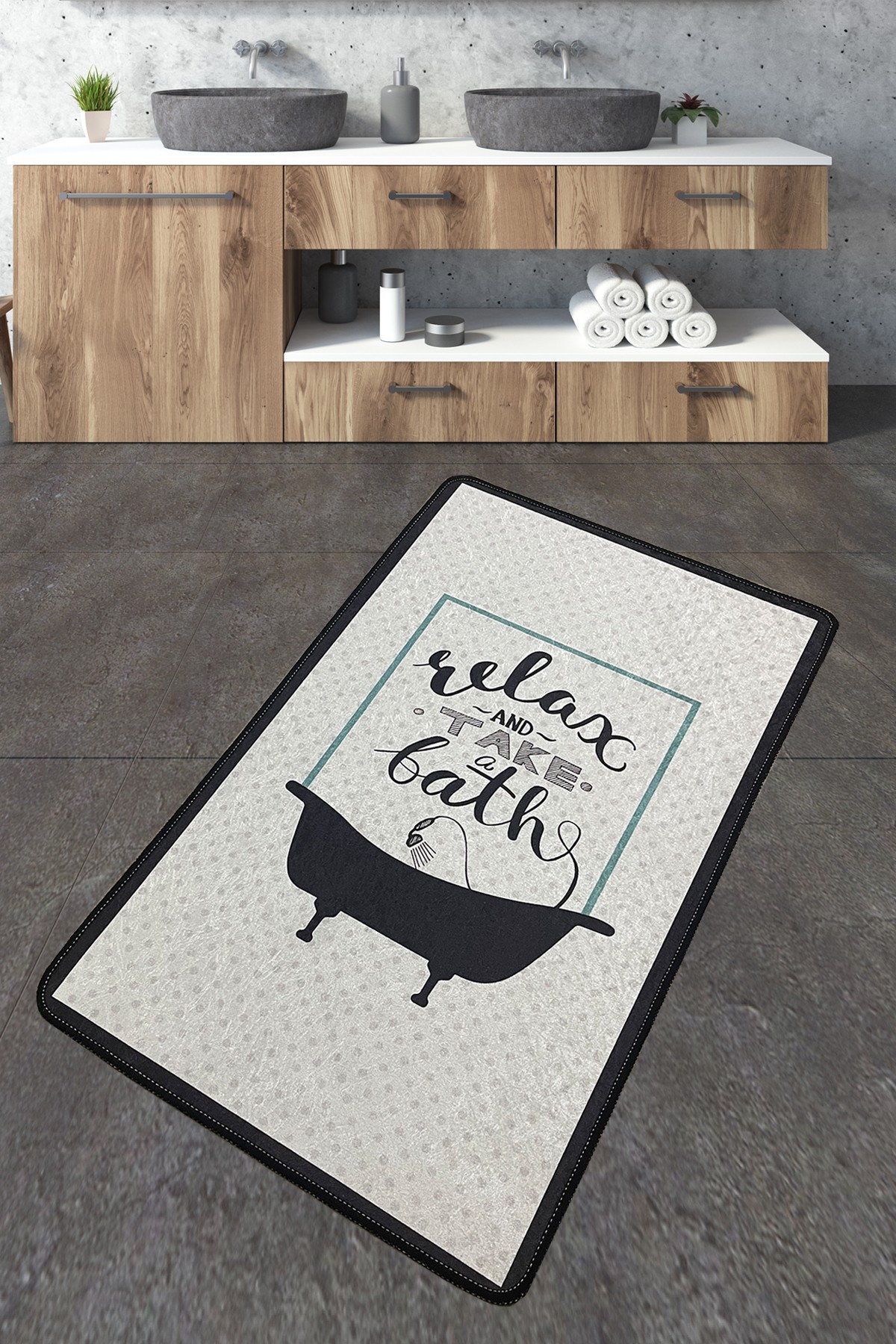 L'essentiel Maison Otirač za kupatilo 70x120cm Šarene