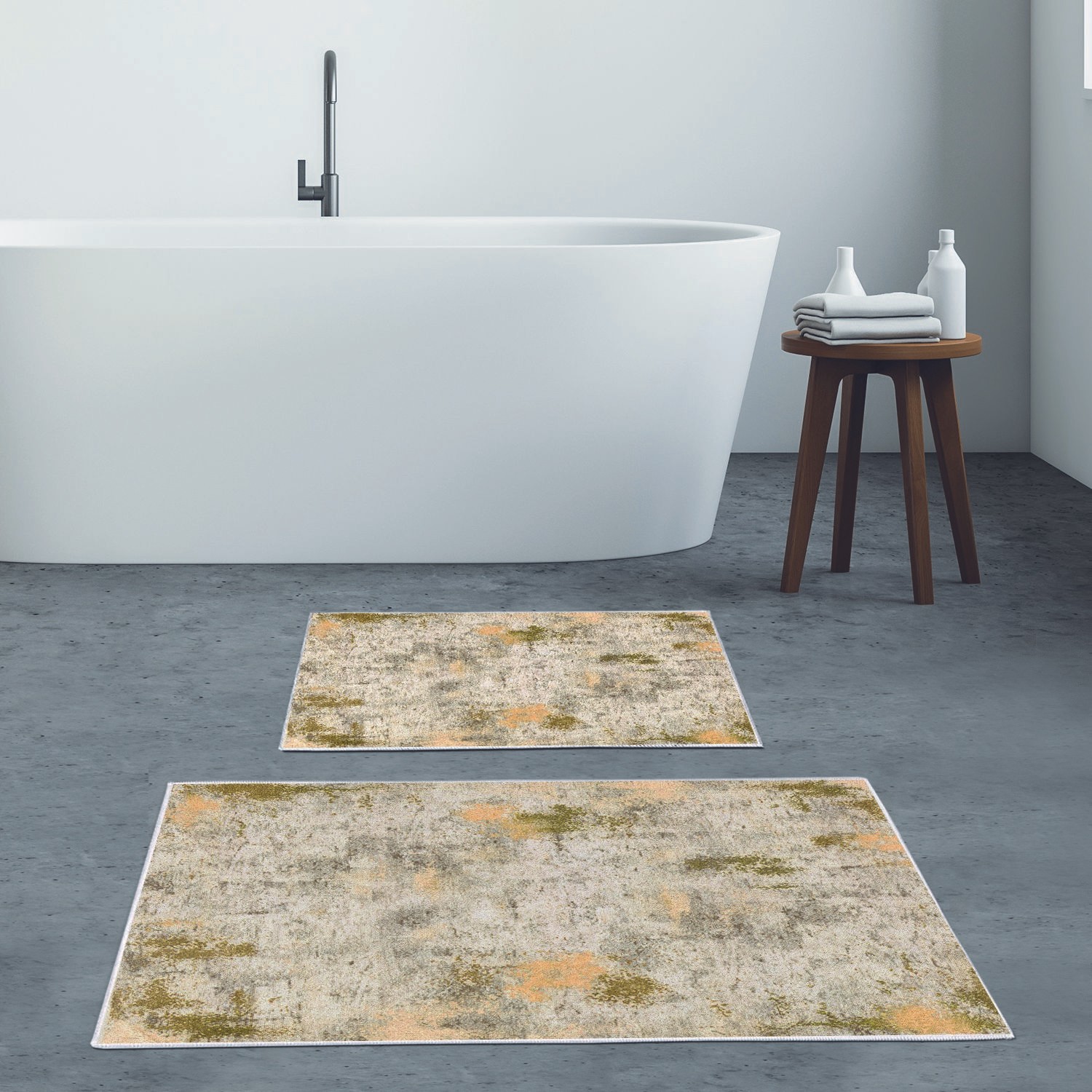 L'essentiel Maison Set od 2 kupaonska tepiha Šarene