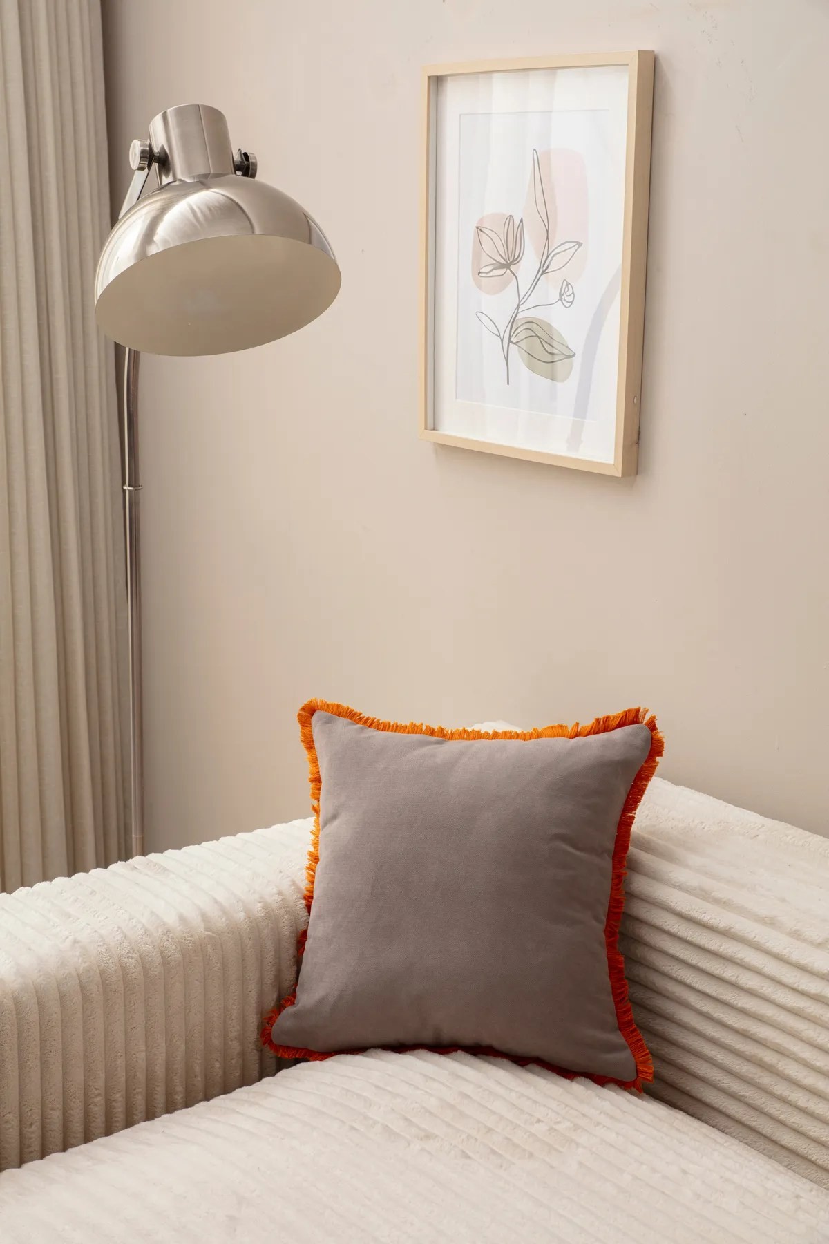 Jastučnica Aberto Design 43x43cm siva