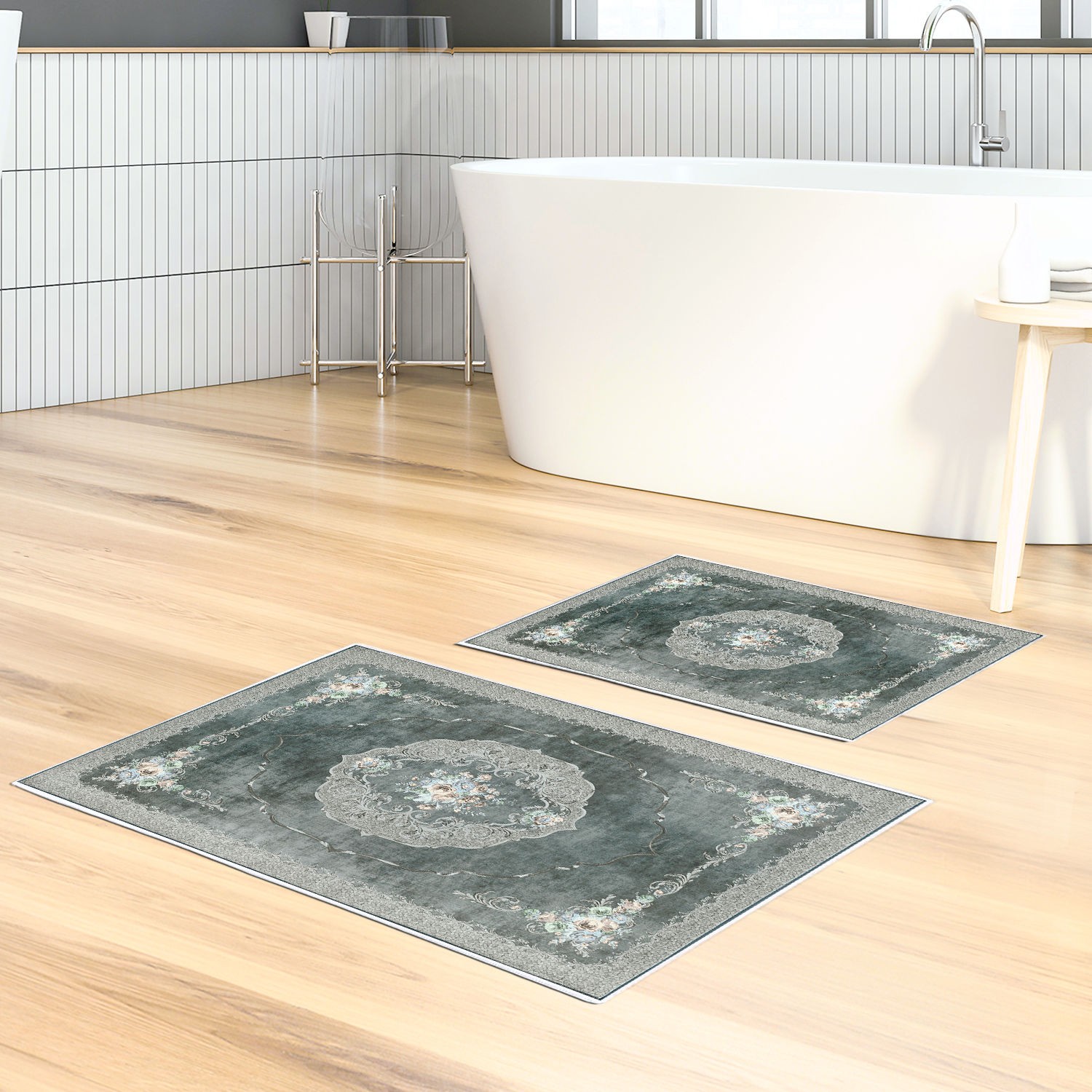 L'essentiel Maison Set od 2 kupaonska tepiha Šarene