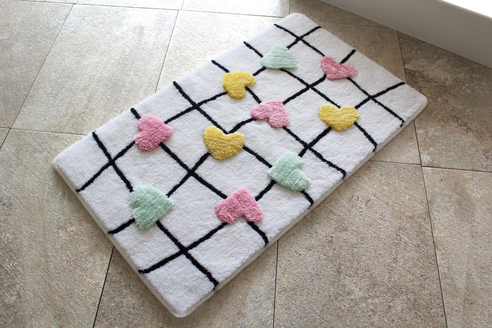 L'essentiel Maison tepih za kupatilo 60​​x100cm Šaren