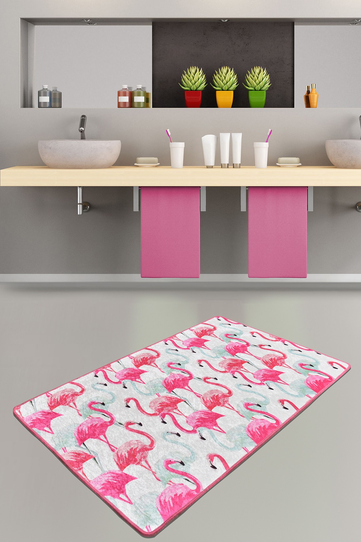 L'essentiel Maison Otirač za kupatilo 80x120cm Šarene