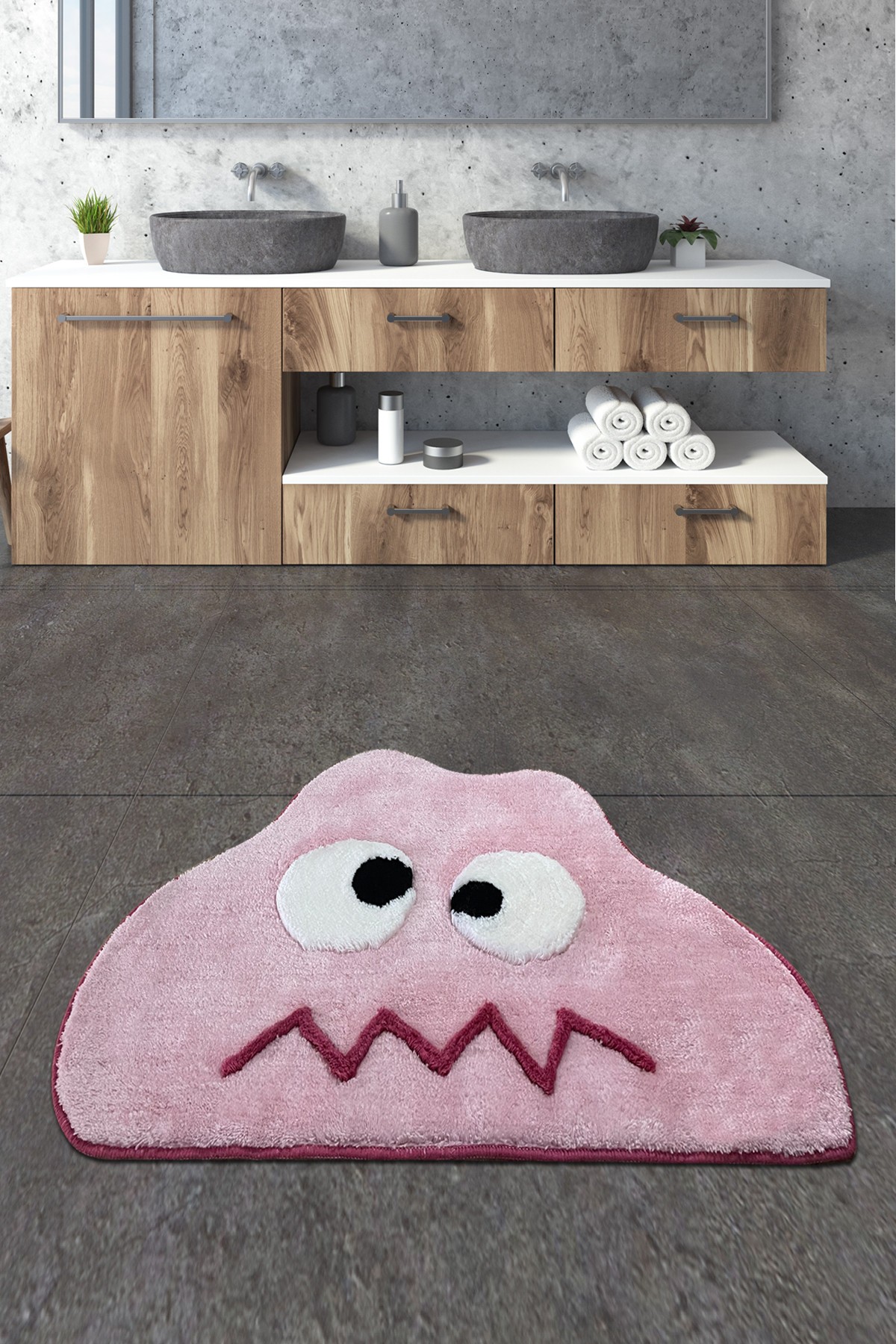 L'essentiel Maison Otirač za kupatilo 70x120cm Pink