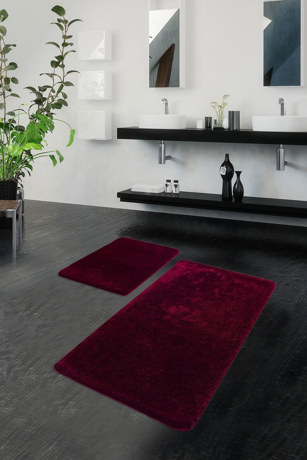 L'essentiel Maison Set od 2 kupaonska tepiha Cherry