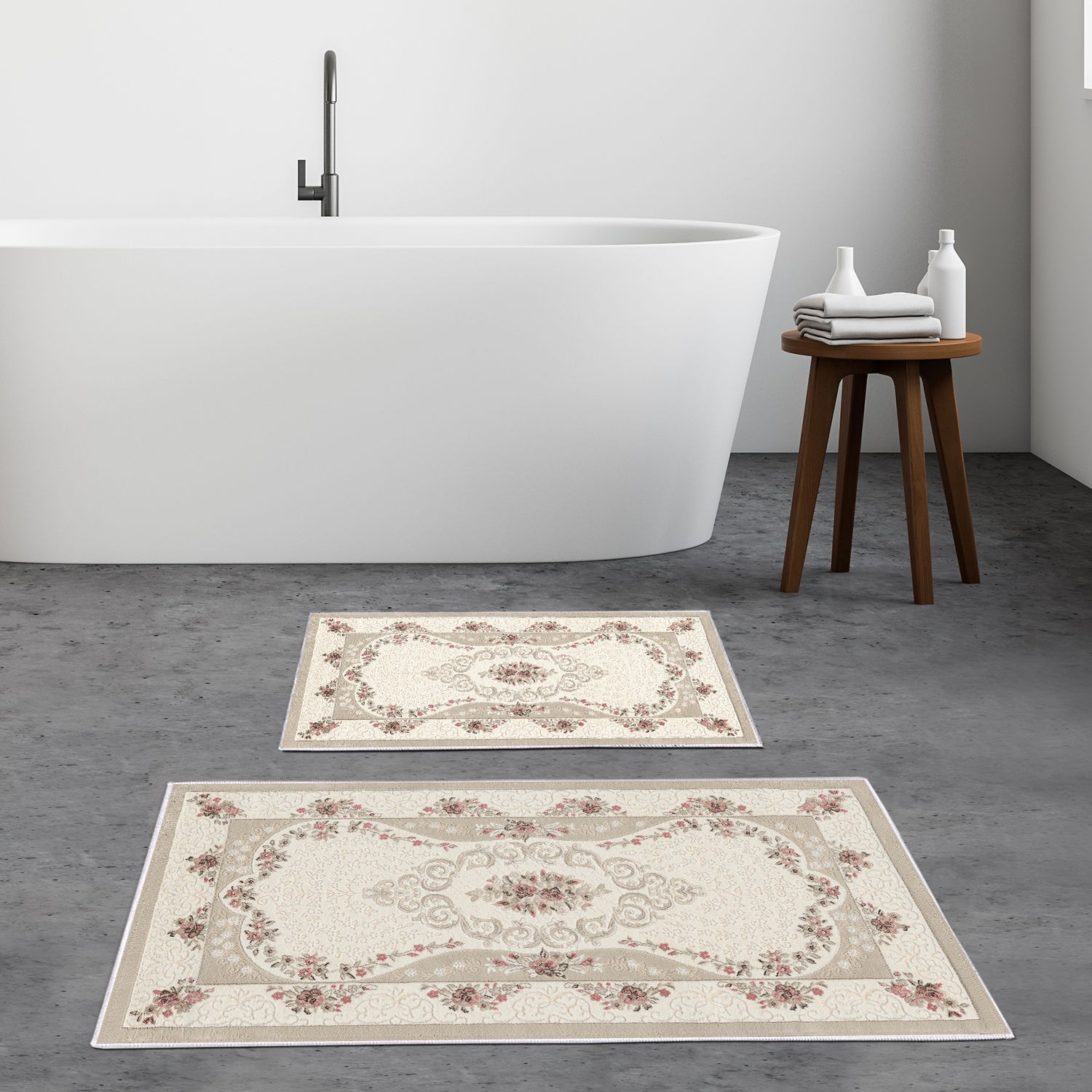 L'essentiel Maison Set od 2 kupaonska tepiha Šarene