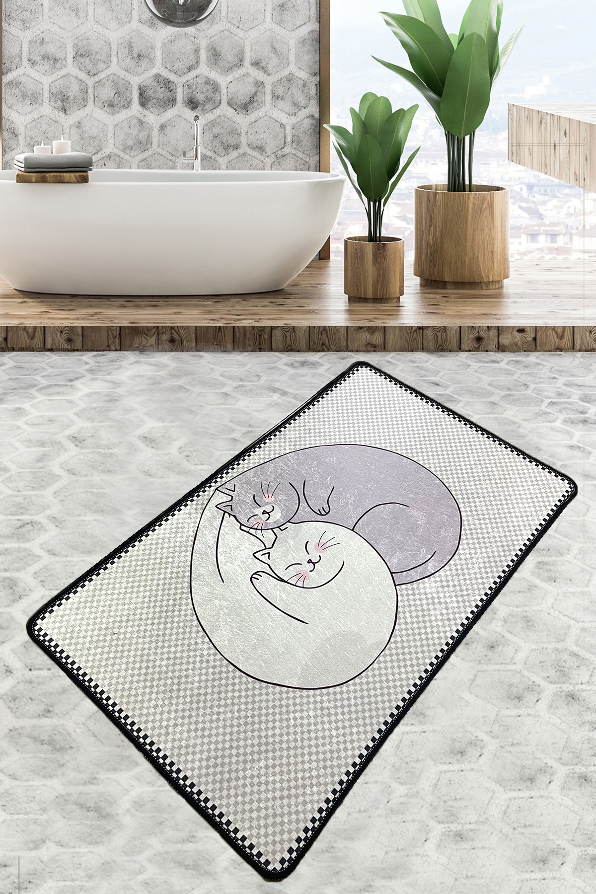 L'essentiel Maison Otirač za kupatilo 70x120cm Šarene