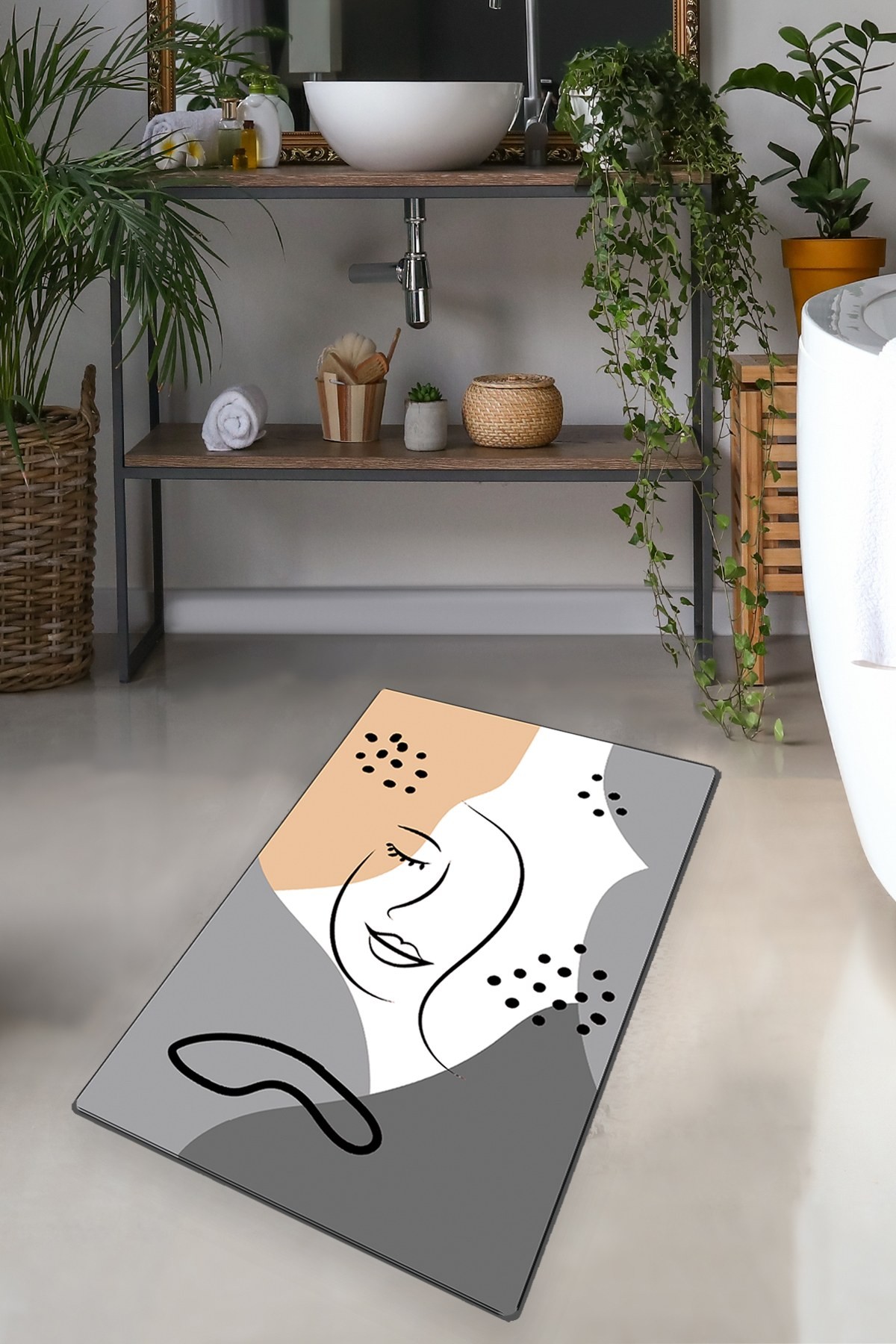 L'essentiel Maison Otirač za kupatilo 70x120cm Šarene