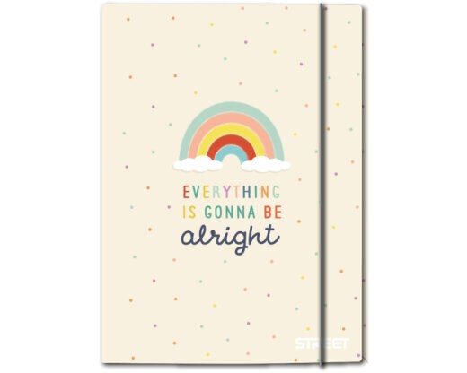 Fascikla sa lastišem Everything is gonna be alright, A4, Šarena