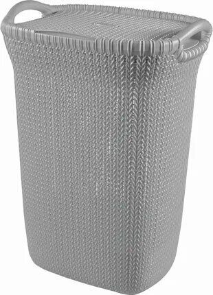 Curver Korpa za veš, 57L, Siva