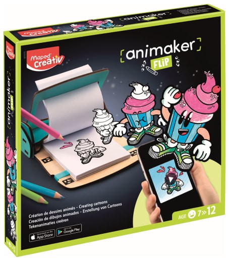 Maped Dječiji set za pravljenje animacija Animaker Flip-Pop