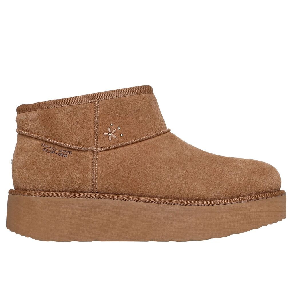 Skechers ženske čizme Keep Cozy, smeđe