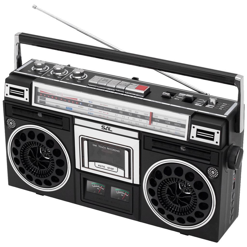 SAL Stereo kazetni radio RRT Brooklyn, BT bežični zvučnik, FM, MP3, AUX