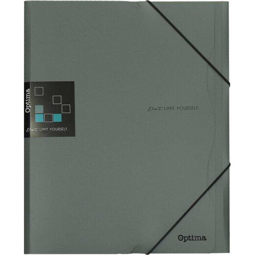Optima Fascikla sa lastišom, A4, Siva