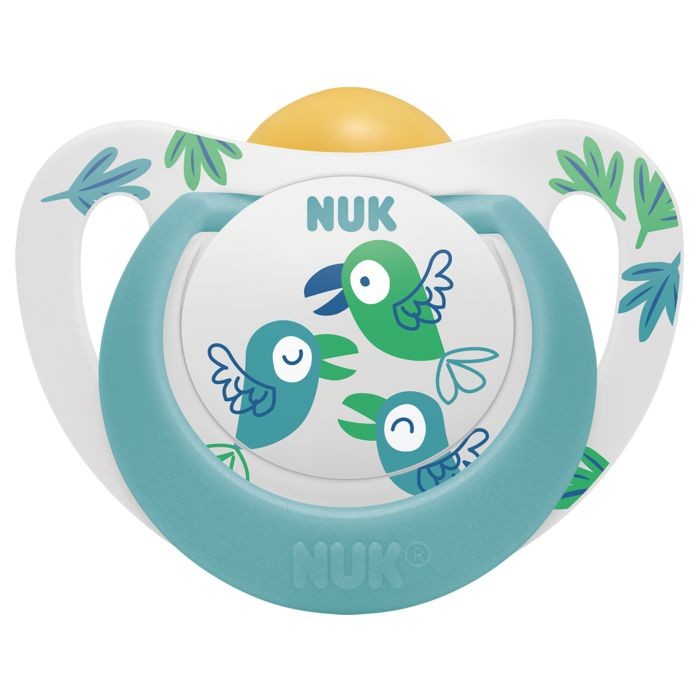 NUK Duda Star Latex Ptice - 18-36 mjeseca, Plava