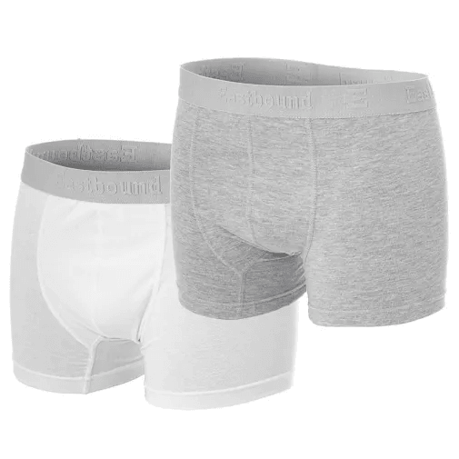 EASTBOUND Muške Freedom bokserice, 2 komada, sive i bijele