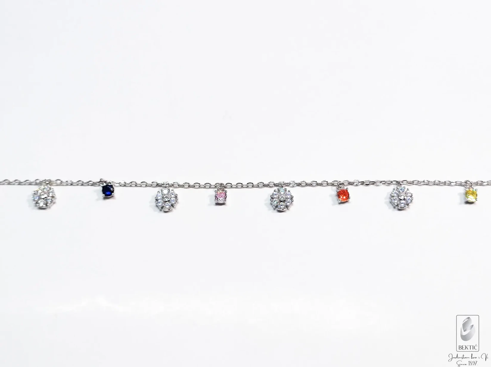 Narukvica srebro 925 sa cirkonima