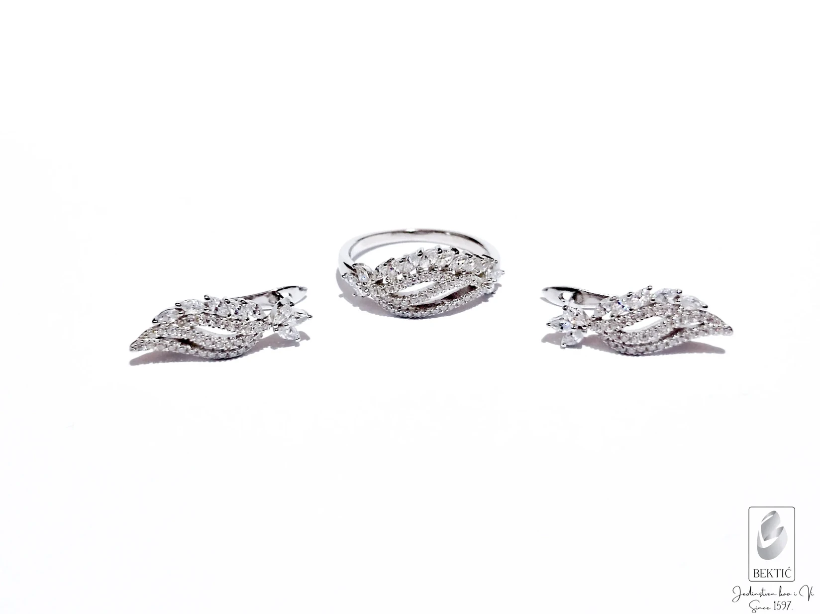 Set srebro 925 cirkon