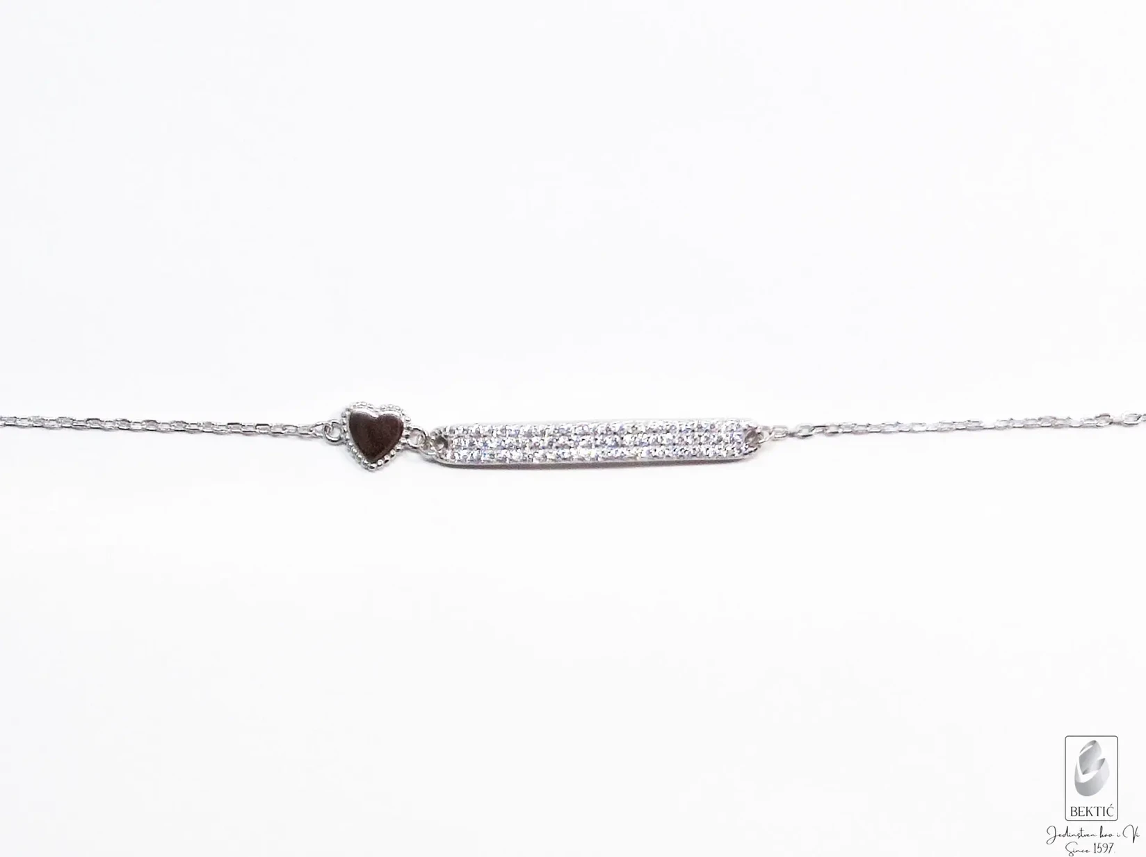 Narukvica srebro 925 sa cirkonima