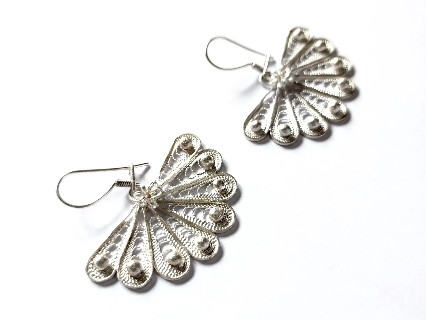 Filigran naušnice srebro filigranske