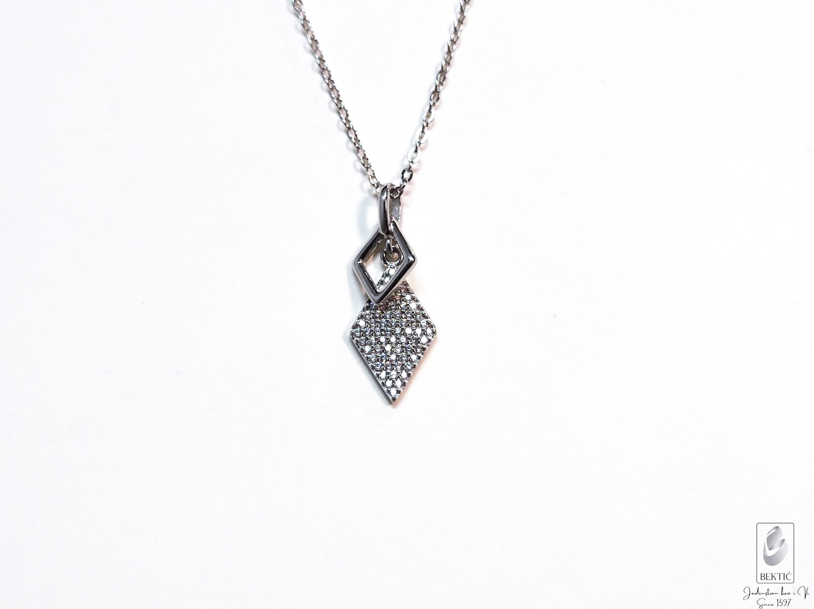 Lančić Klasika 21 - Srebro sa cirkonima