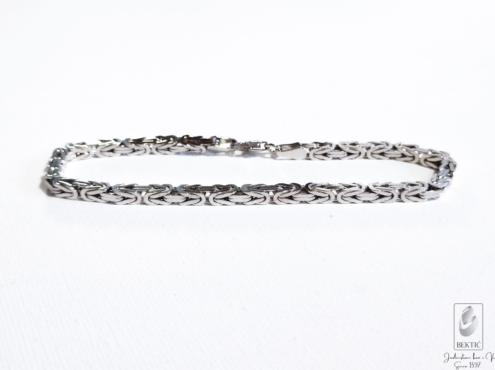 Narukvica kraljevski vez/rad 4mm,21cm