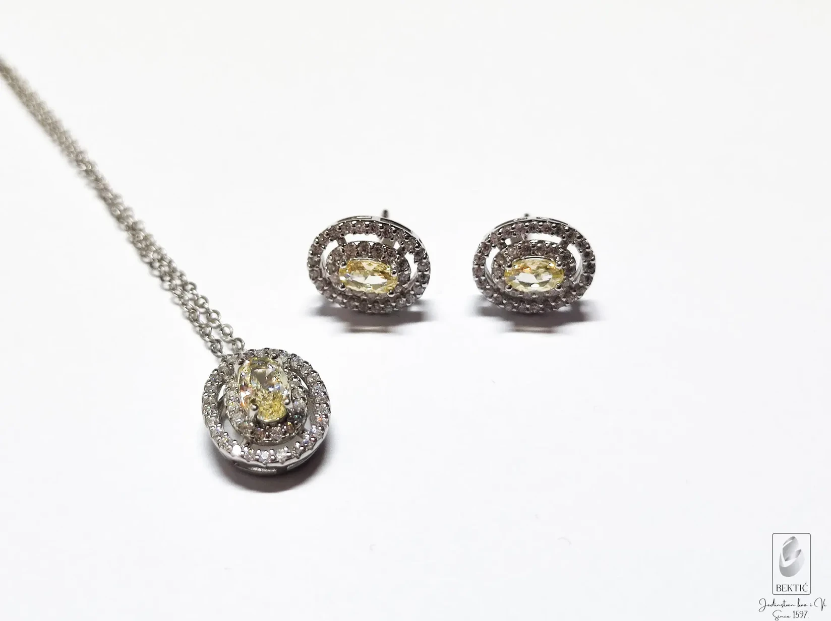 Set srebro 925 sa cirkonima