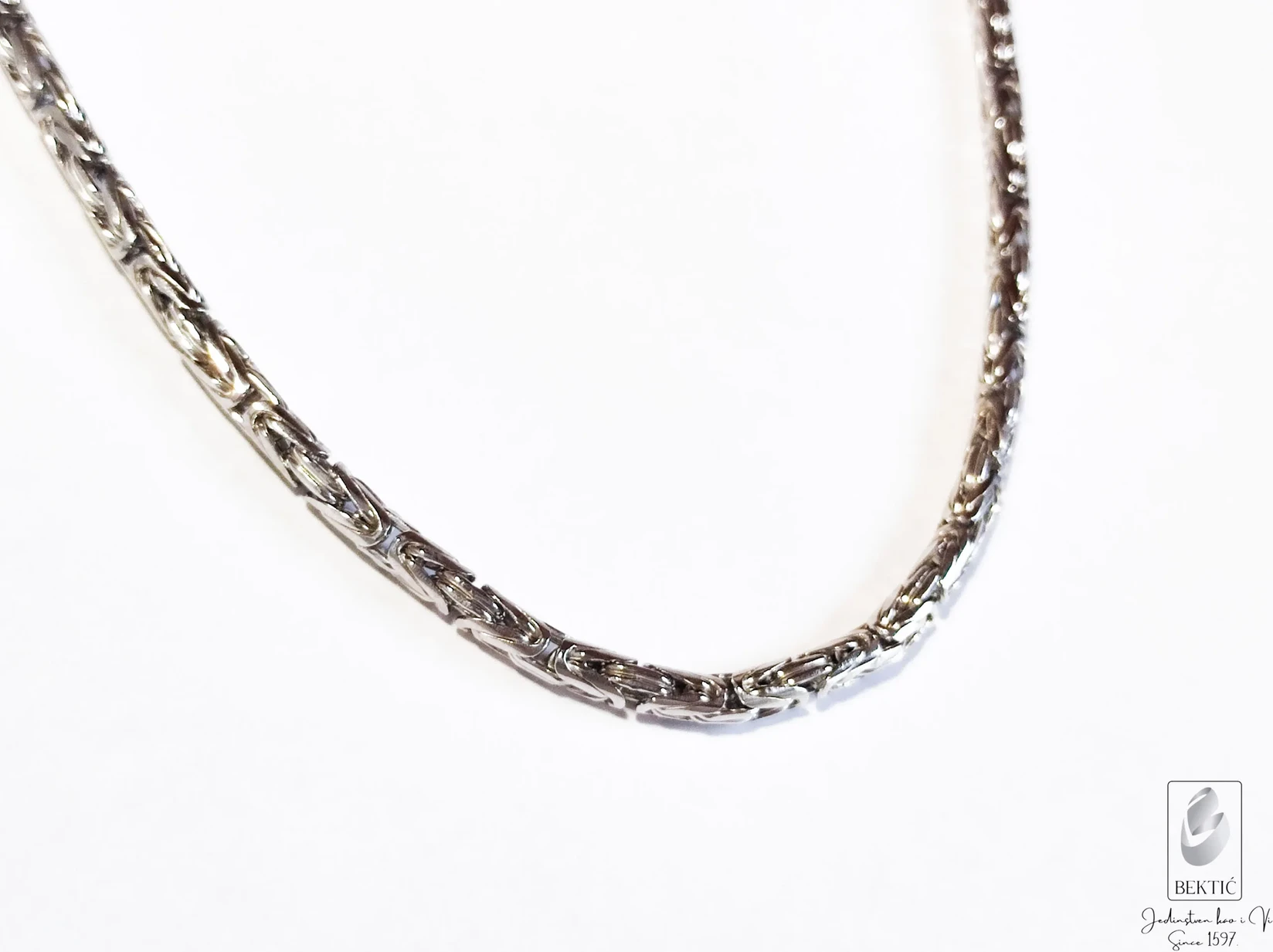 Lanac kraljevski vez/rad 3mm,60cm okrugli